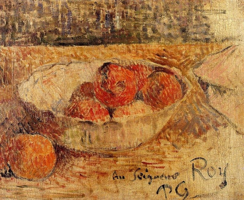 Paul Gauguin Fruit in a Bowl